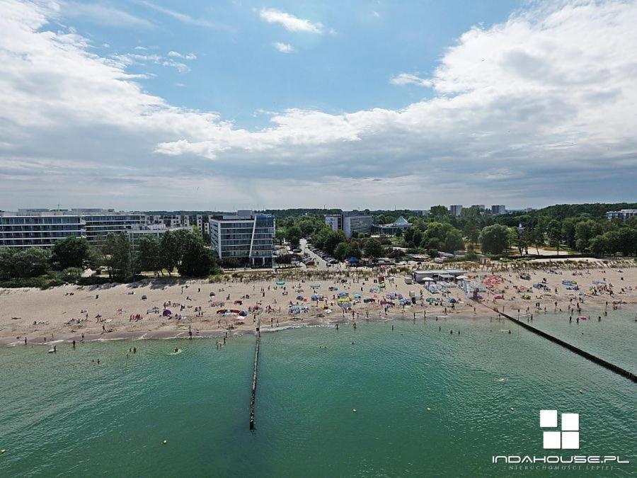 Apartamentyprzymorzu Marine***** Apartament Dwupoziomowy Z Widokiem Na Morze Kołobrzeg Exterior foto